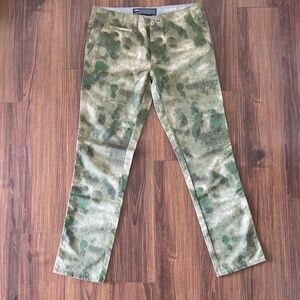Crooks & Castles “Banger Fit” Slim Camo Pants – Brushstroke Camo – Men’s 32x32